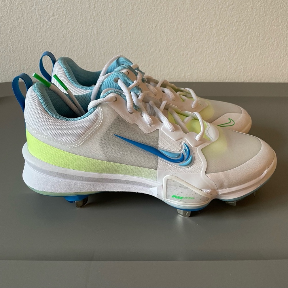 Nike Force Zoom Trout 9 Pro Mens Size 7.5 Baseball Cleats Fresh Pack Metal NEW